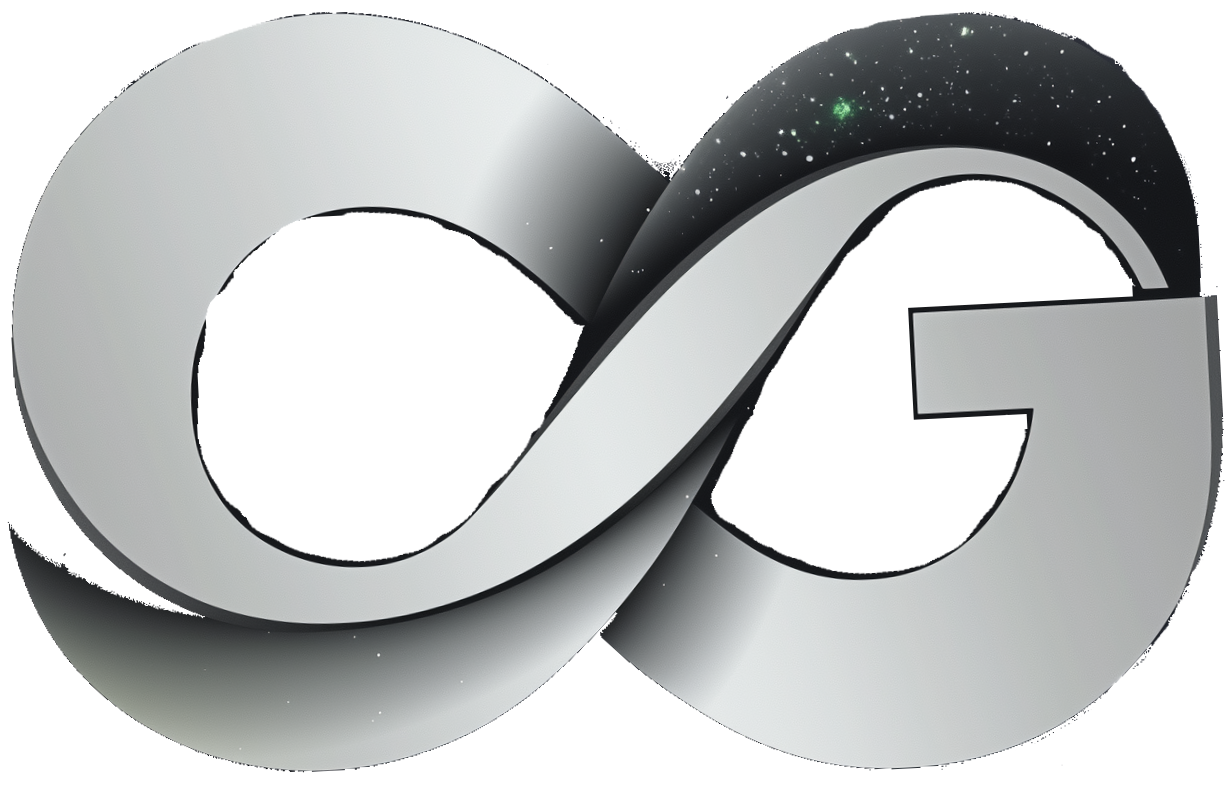 Logo, an infinity symbol
